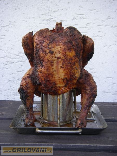 Beer Can Chicken - Kuře grilované na plechovce piva